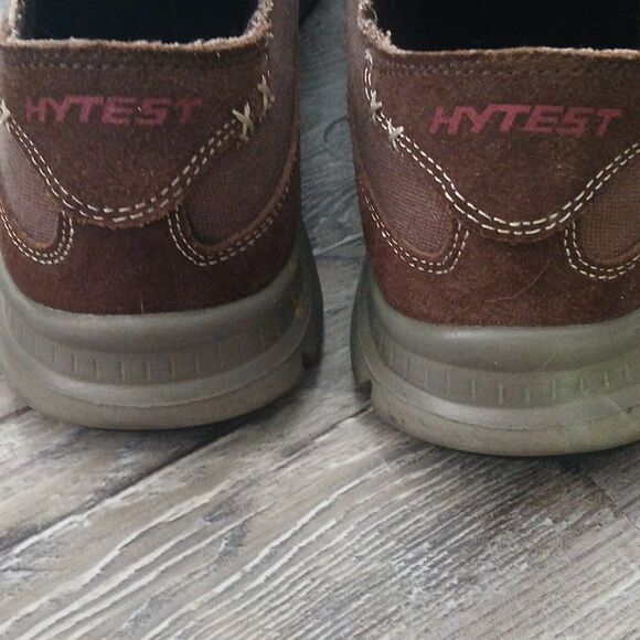 Hytest Brown Mens Blake Steel Toe Slip On Shoes  Sz 13W worn once EUC main image 7